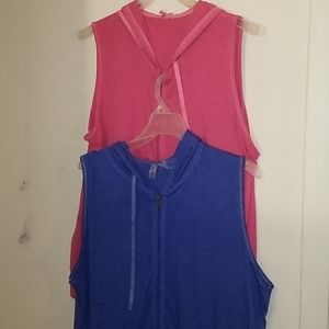 Sleeveless Hoodie short set